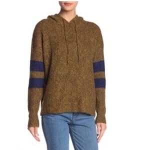 John & Jenn Varsity Stripe Hooded Pullover